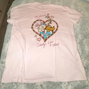 Cindy Lou & Max Pink Women's Short Sleeve Tee